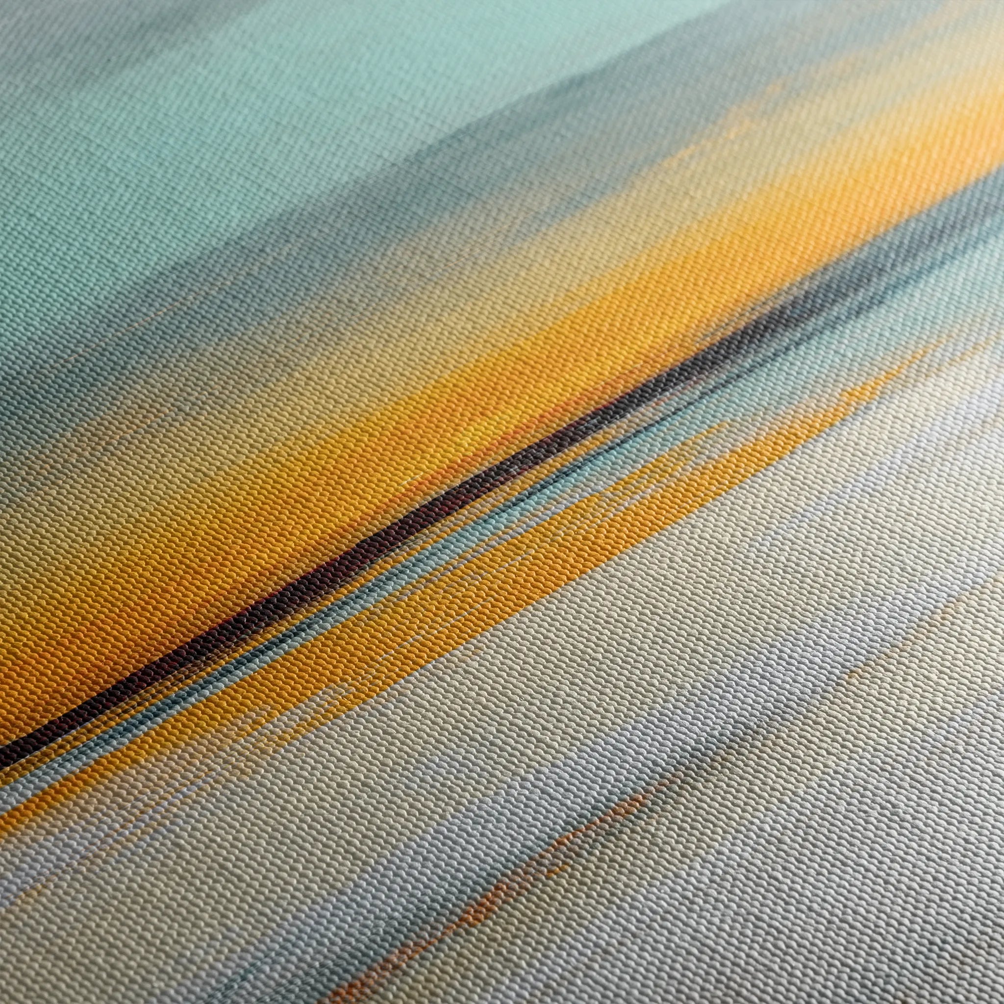 Abstract 770 Canvas Art 60 x 60 cm / Black