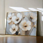 Floral 770 Canvas Art 60 x 40 cm / Black