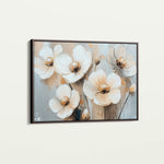 Floral 770 Canvas Art 60 x 40 cm / Black