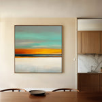 Abstract 771 Canvas Art 60 x 60 cm / Black