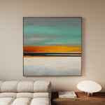 Abstract 771 Canvas Art 60 x 60 cm / Black