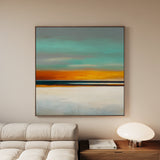 Abstract 771 Canvas Art 60 x 60 cm / Black