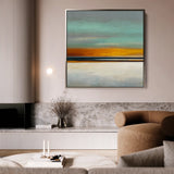 Abstract 771 Canvas Art 60 x 60 cm / Black
