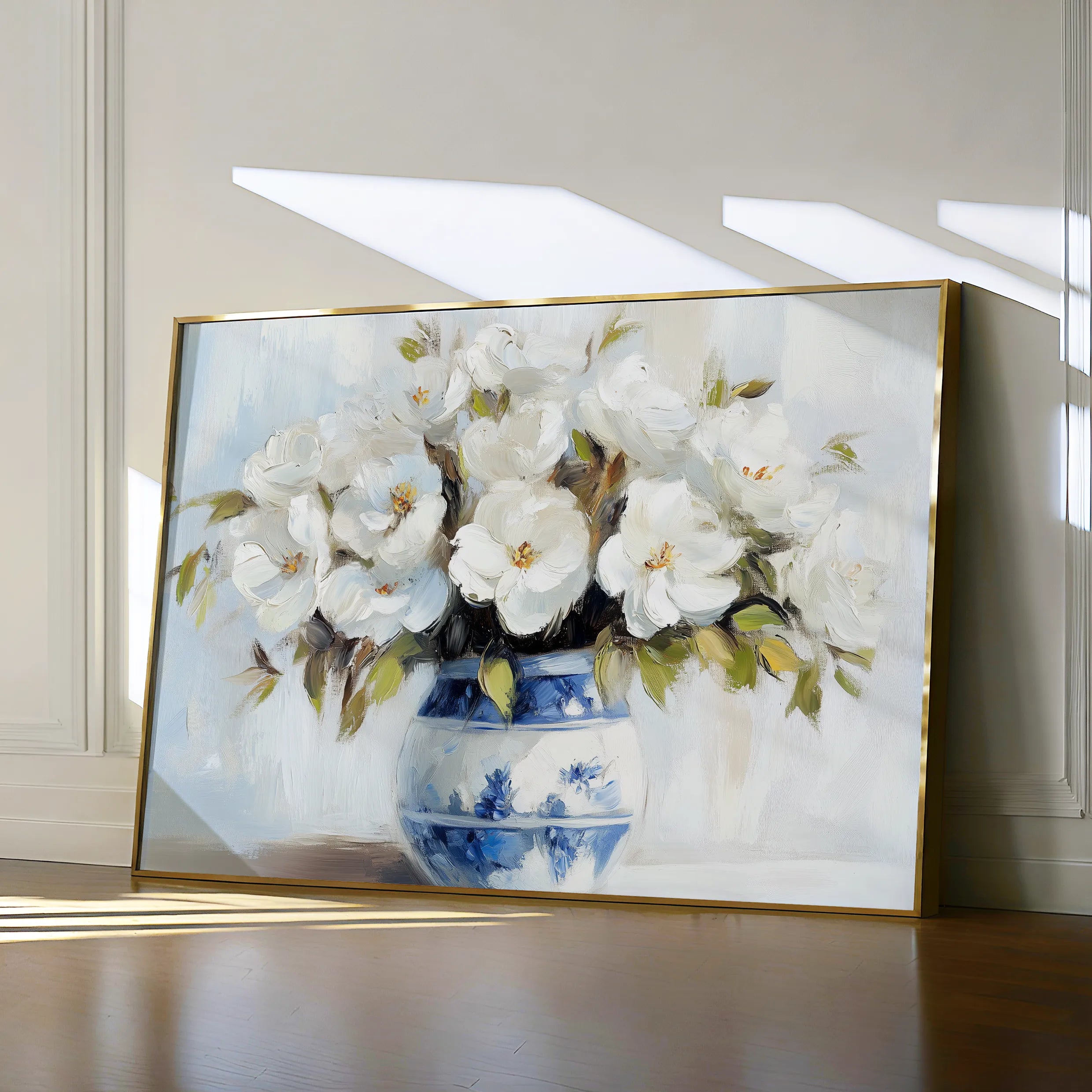 Floral 771 Canvas Art 60 x 40 cm / Black
