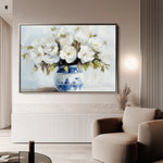 Floral 771 Canvas Art 60 x 40 cm / Black