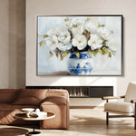Floral 771 Canvas Art 60 x 40 cm / Black