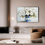 Floral 771 Canvas Art 60 x 40 cm / Black