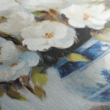 Floral 771 Canvas Art 60 x 40 cm / Black