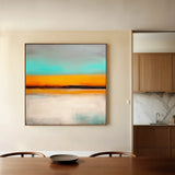Abstract 772 Canvas Art 60 x 60 cm / Black