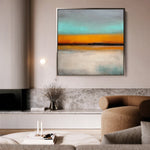 Abstract 772 Canvas Art 60 x 60 cm / Black