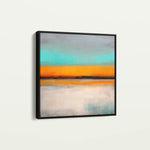 Abstract 772 Canvas Art 60 x 60 cm / Black