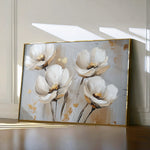 Floral 772 Canvas Art 60 x 40 cm / Black