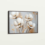 Floral 772 Canvas Art 60 x 40 cm / Black