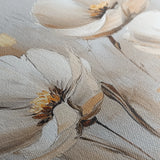 Floral 772 Canvas Art 60 x 40 cm / Black