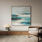 Abstract 773 Canvas Art 60 x 60 cm / Black