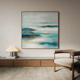 Abstract 773 Canvas Art 60 x 60 cm / Black