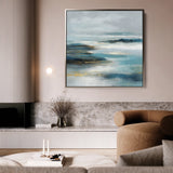 Abstract 773 Canvas Art 60 x 60 cm / Black