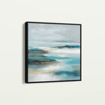 Abstract 773 Canvas Art 60 x 60 cm / Black