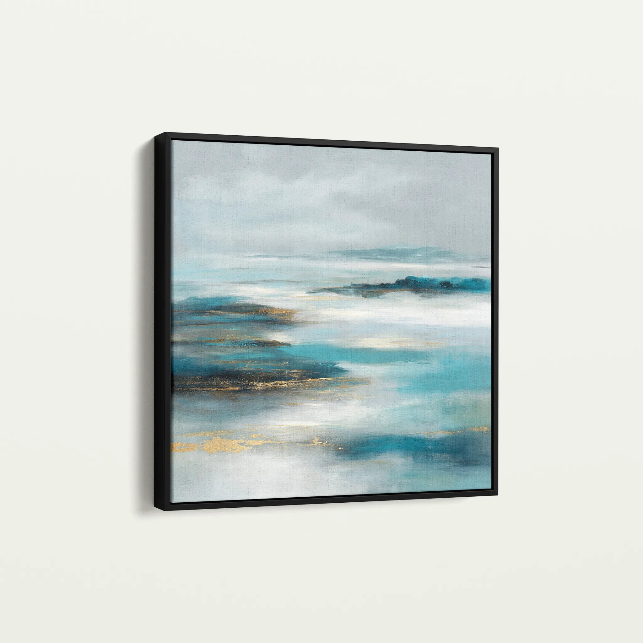 Abstract 773 Canvas Art 60 x 60 cm / Black
