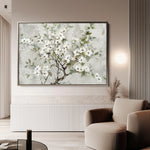 Floral 773 Canvas Art 60 x 40 cm / Black