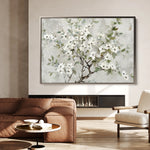 Floral 773 Canvas Art 60 x 40 cm / Black