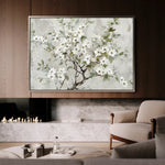 Floral 773 Canvas Art 60 x 40 cm / Black