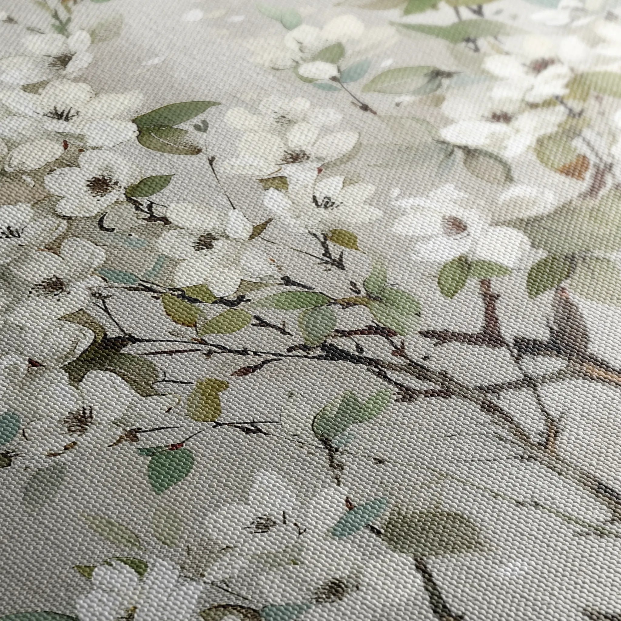 Floral 773 Canvas Art 60 x 40 cm / Black
