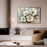 Floral 774 Canvas Art 60 x 40 cm / Black