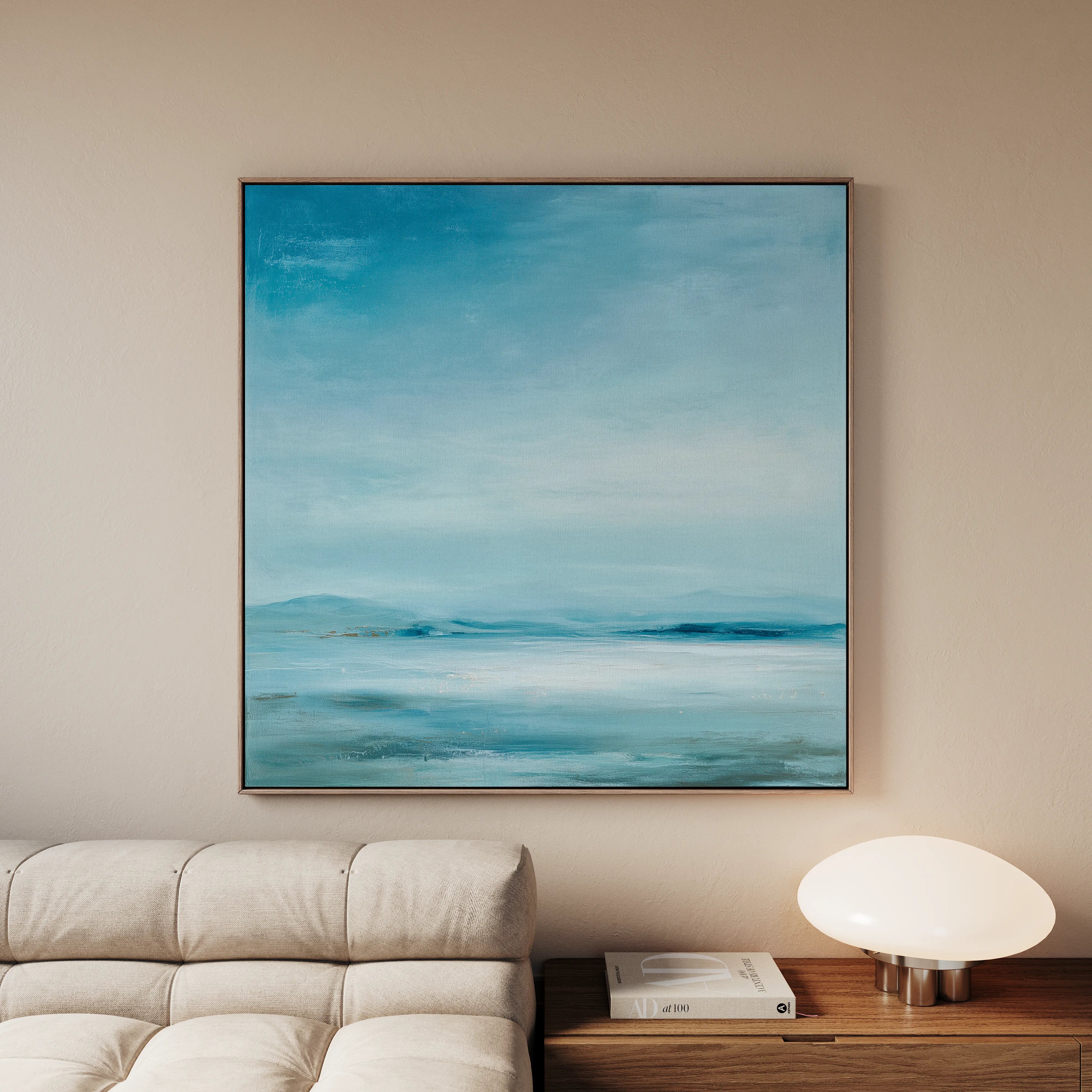 Abstract 775 Canvas Art 60 x 60 cm / Black