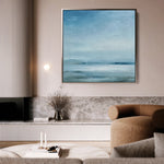 Abstract 775 Canvas Art 60 x 60 cm / Black