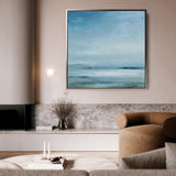 Abstract 775 Canvas Art 60 x 60 cm / Black