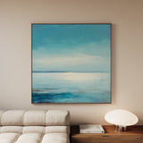 Abstract 776 Canvas Art 60 x 60 cm / Black