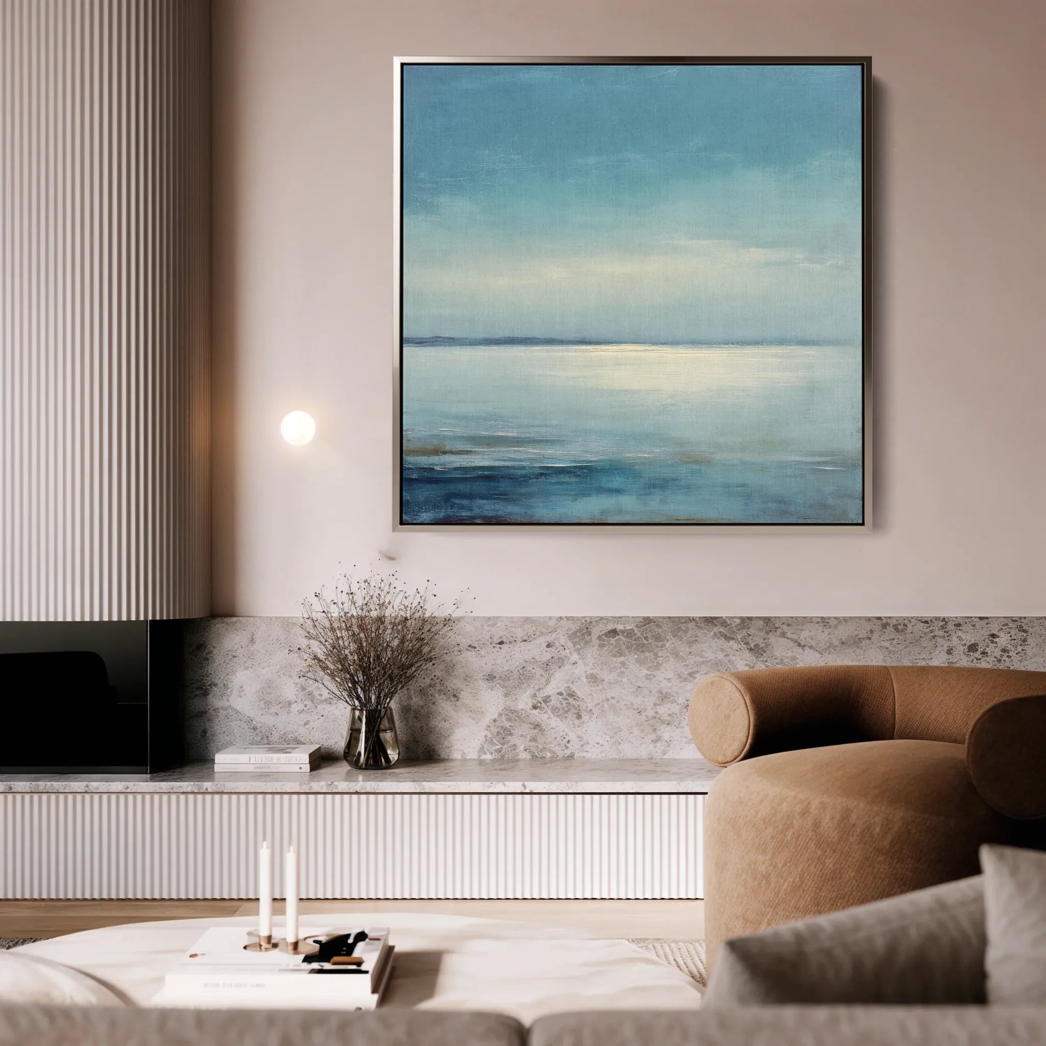 Abstract 776 Canvas Art 60 x 60 cm / Black