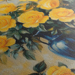 Floral 776 Canvas Art 60 x 40 cm / Black