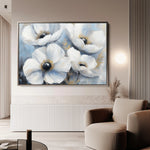 Floral 777 Canvas Art 60 x 40 cm / Black