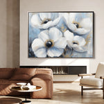 Floral 777 Canvas Art 60 x 40 cm / Black