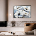 Floral 777 Canvas Art 60 x 40 cm / Black