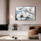 Floral 777 Canvas Art 60 x 40 cm / Black