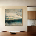 Abstract 778 Canvas Art 60 x 60 cm / Black