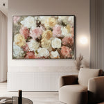 Floral 779 Canvas Art 60 x 40 cm / Black