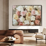 Floral 779 Canvas Art 60 x 40 cm / Black