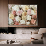 Floral 779 Canvas Art 60 x 40 cm / Black