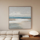 Abstract 780 Canvas Art 60 x 60 cm / Black