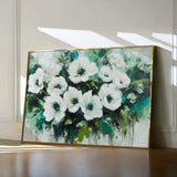Floral 780 Canvas Art 60 x 40 cm / Black