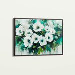 Floral 780 Canvas Art 60 x 40 cm / Black
