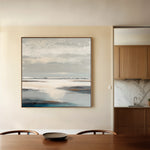 Abstract 781 Canvas Art 60 x 60 cm / Black