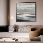 Abstract 781 Canvas Art 60 x 60 cm / Black