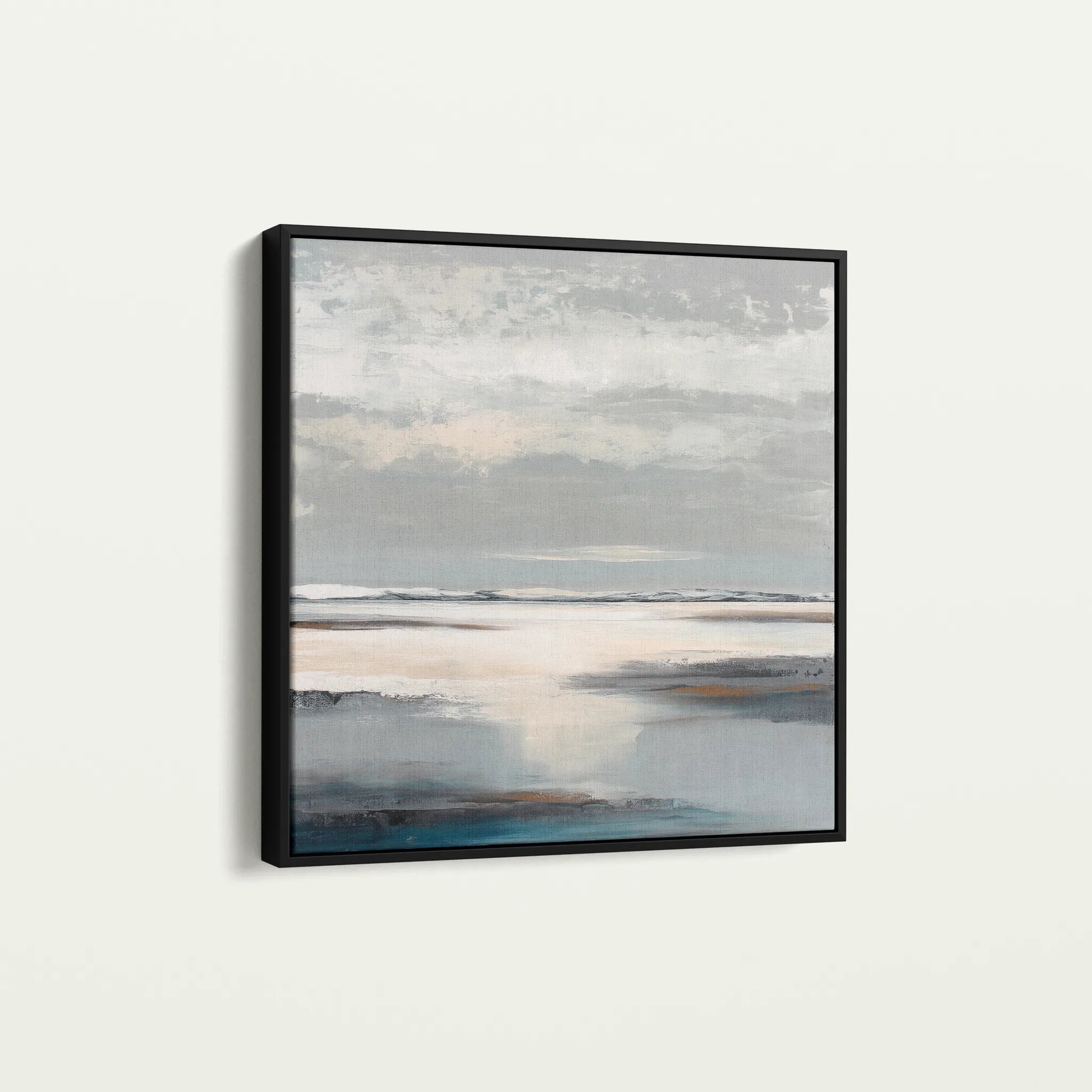Abstract 781 Canvas Art 60 x 60 cm / Black