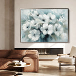 Floral 781 Canvas Art 60 x 40 cm / Black