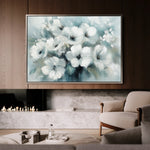 Floral 781 Canvas Art 60 x 40 cm / Black